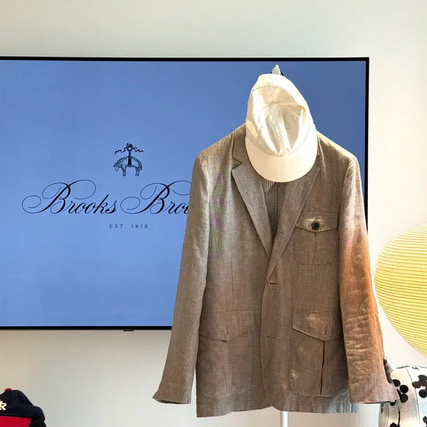 [BUNJANG] Brooks Brothers 1818 Linen Jacket Beige / 브룩스브라더스 LINEN JACKET(M)