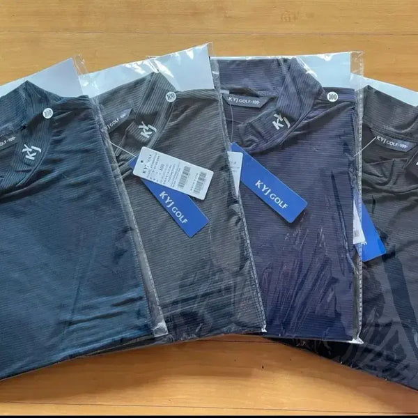 [BUNJANG] Kim Young Joo Golf Ice Half-Neck Long Sleeve T-Shirt (UV Protection, Raycool) / 2장결재용