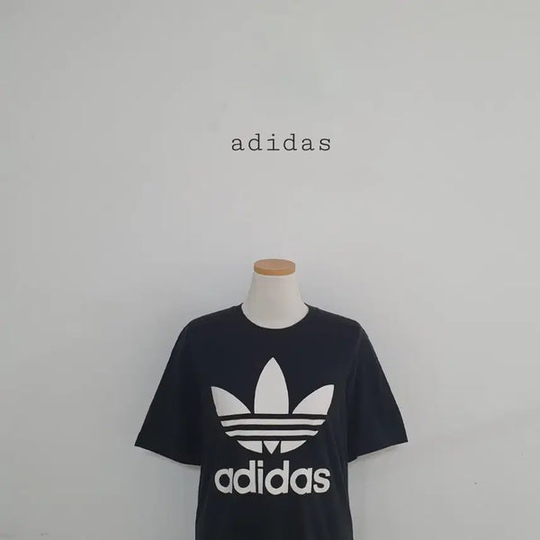 [BUNJANG] Adidas Big Logo Short Sleeve T-Shirt Black / 세일)No.26070408 아디다스 빅로고 반팔 티셔츠 블랙