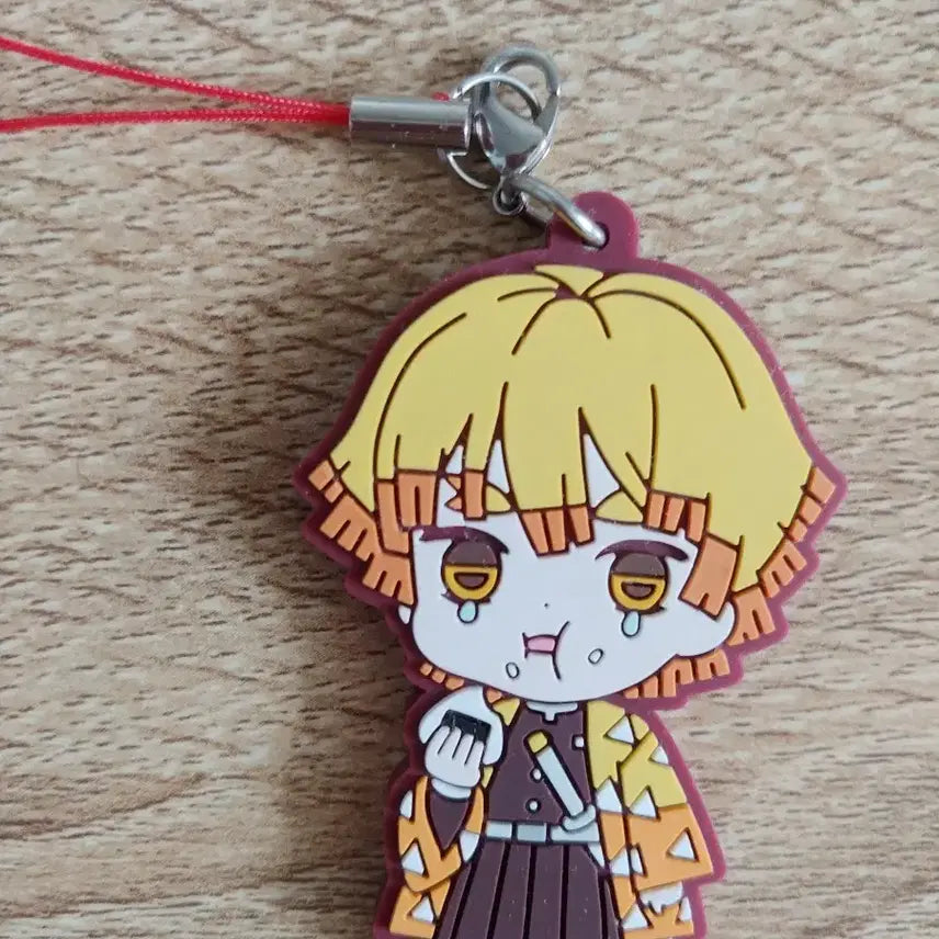 [BUNJANG] Demon Slayer Agatsuma Zenitsu Rubber Strap / 귀멸의칼날 귀칼 아가츠마 젠이츠 러버스트랩