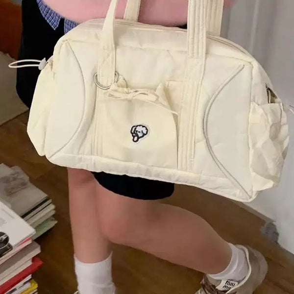 [BUNJANG] Quilted Tote Bag / 퀄팅 토트백(새상품