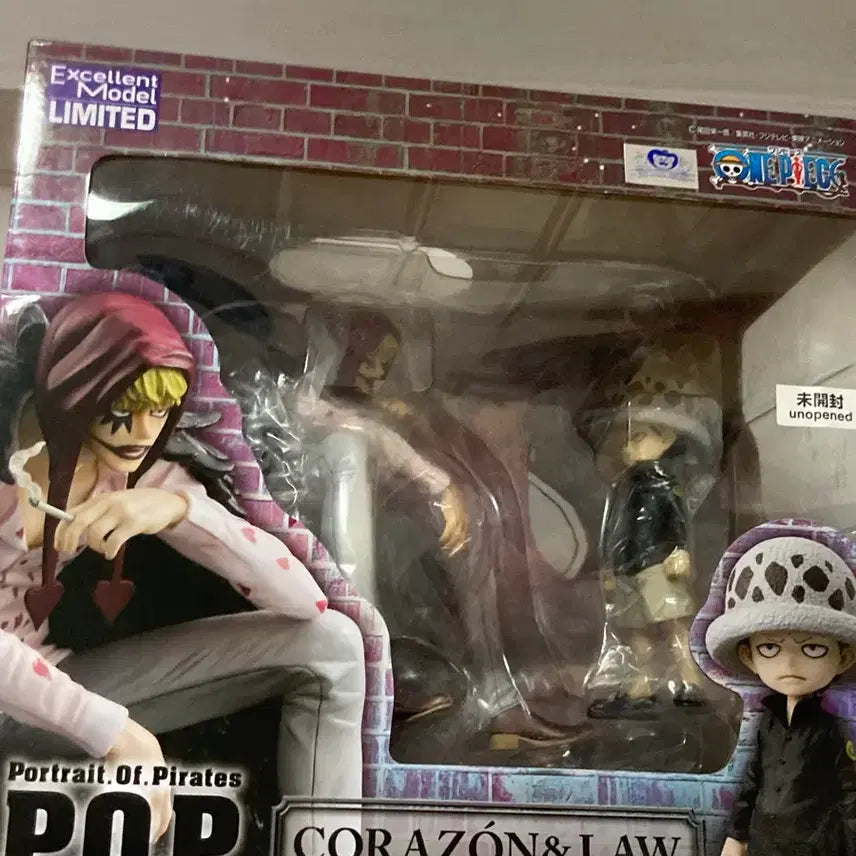 [BUNJANG] MegaHouse ONE PIECE Corazon & Law P.O.P Figure (Sealed) / 미개봉 원피스 코라손 로우 메가하우스 P.O.P 피규어