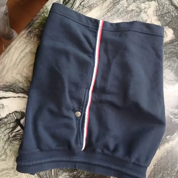 [BUNJANG] Moncler Striped Training Shorts Navy / 몽클레어 삼선 반바지 정품