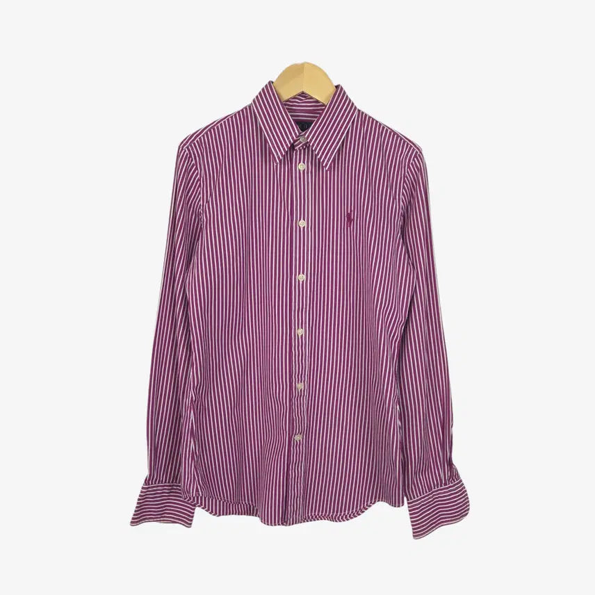 [BUNJANG] Polo Ralph Lauren Purple Stripe Shirt / [55] 폴로 랄프로렌 퍼플 스트라이프 셔츠