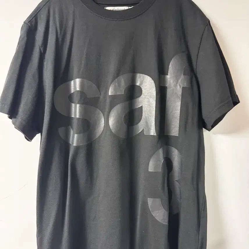 [BUNJANG] Safarispot Basic Short Sleeve T-Shirt Black One Size / 사파리스팟 베이직 반팔 티셔츠 블랙 1size