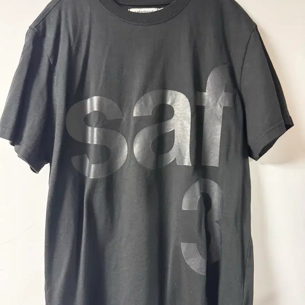 [BUNJANG] Safarispot Basic Short Sleeve T-Shirt Black One Size / 사파리스팟 베이직 반팔 티셔츠 블랙 1size