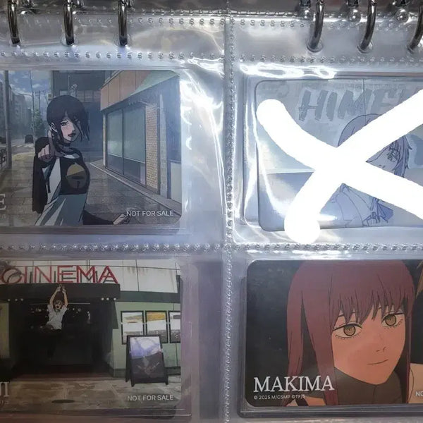 [BUNJANG] Chainsaw Man Rally Exclusive Card Bundle Set (Reze, Makima, Denji) / 체인소맨 BOX 랠리 특전 카드 레제 마키마 덴지 3장 일괄