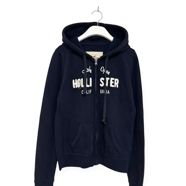 [BUNJANG] Hollister Y2K Navy Hooded Zip-Up Jacket / 홀리스터 y2k 네이비 후드집업