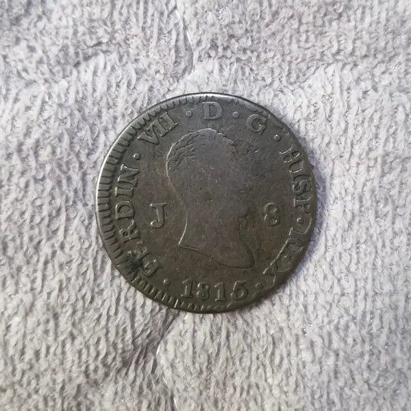 [BUNJANG] Spain 1815 8 Maravedis Copper Coin / 1815 스페인 8 maravedis 동화