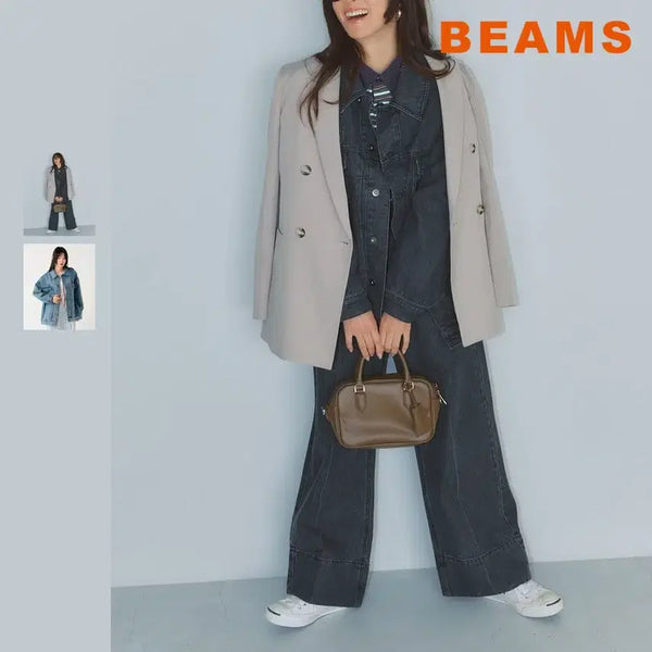 [BUNJANG] BEAMS HEART Heart Oversized Denim Jacket / 빔즈 하트 오버핏 데님 자켓