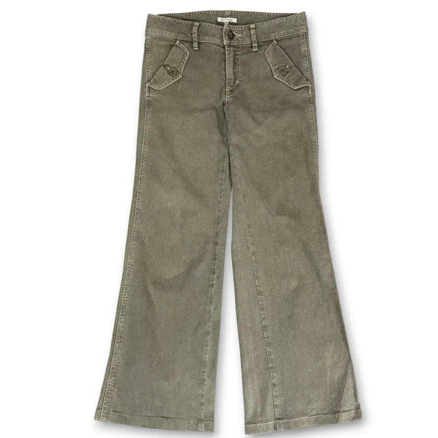 [BUNJANG] Louis Vuitton Olive Semi-Bootcut Denim Pants / (28) JPN 루이샹탄 올리브 세미부츠컷 데님 팬츠