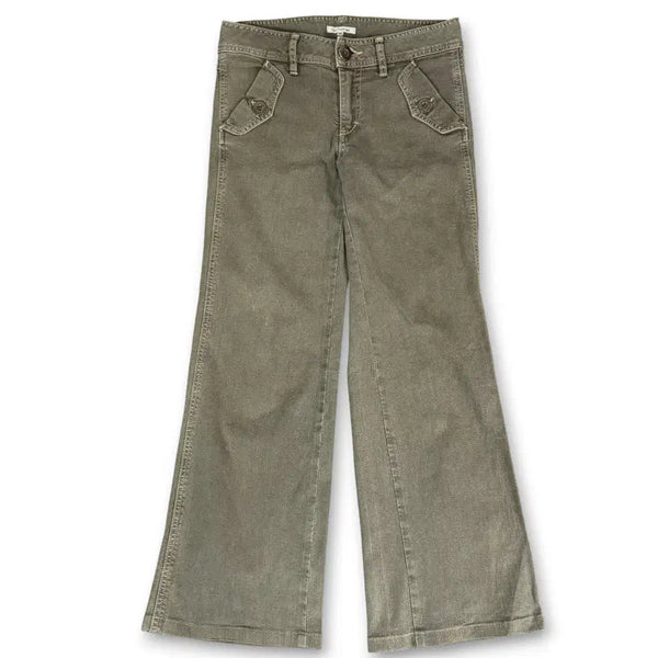 [BUNJANG] Louis Vuitton Olive Semi-Bootcut Denim Pants / (28) JPN 루이샹탄 올리브 세미부츠컷 데님 팬츠
