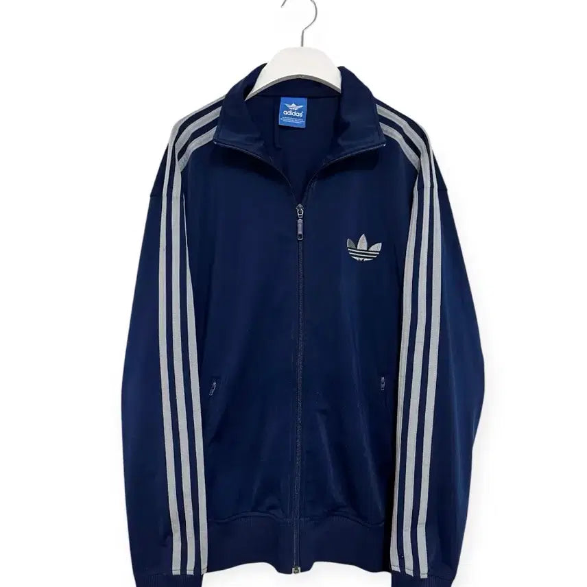 [BUNJANG] Adidas Firebird Navy Track Top Jersey / 아디다스 파이어버드 네이비 트랙탑 져지