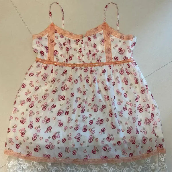 [BUNJANG] Vintage Lace Camisole / 일본 빈티지 레이스 나시 판매 수피 레이어룸 갸루 히메