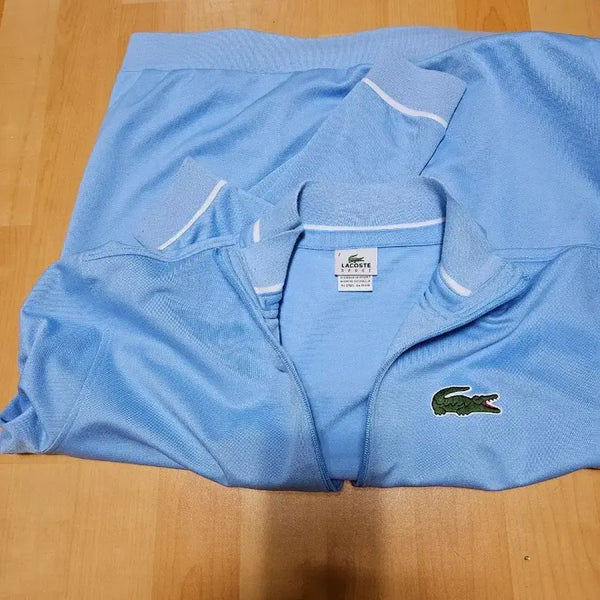 [BUNJANG] Lacoste Sport Blue Jersey Jacket / 라코스테 스포츠 블루 져지