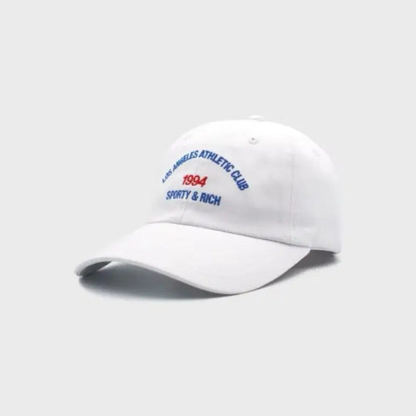[BUNJANG] Sporty & Rich Athletic White Ball Cap / 스포티앤리치 에슬래틱 화이트 김나영 모자 볼캡