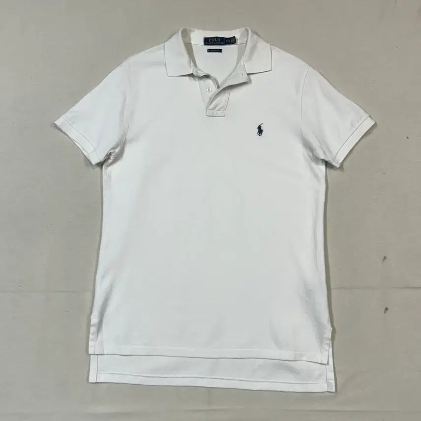 [BUNJANG] Polo Ralph Lauren Classic Custom Fit Short Sleeve Polo Shirt White M / M) 폴로 랄프로렌 클래식 커스텀핏 PK 반팔 카라티 화이트 E78