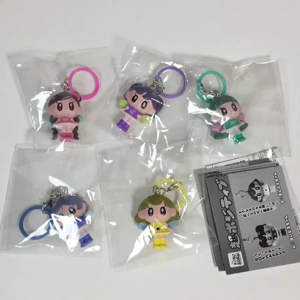 [BUNJANG] Monoyogi Monochita Angels Chopo Chokungjeong Mejirushi Gacha Keyring Bundle Set / 일괄) 모뇨걸 모뇨치타 엔젤즈 초포지티브 초긍정 메지루시 가챠 키링