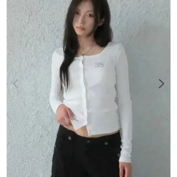[BUNJANG] Az on Sicily Button Cardigan White / 애즈온 시실리 버튼 가디건 화이트