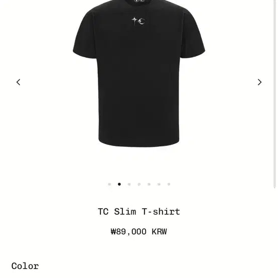 [BUNJANG] THUGCLUB Slim Fit T-Shirt Black / 떠그클럽 슬림 반팔티