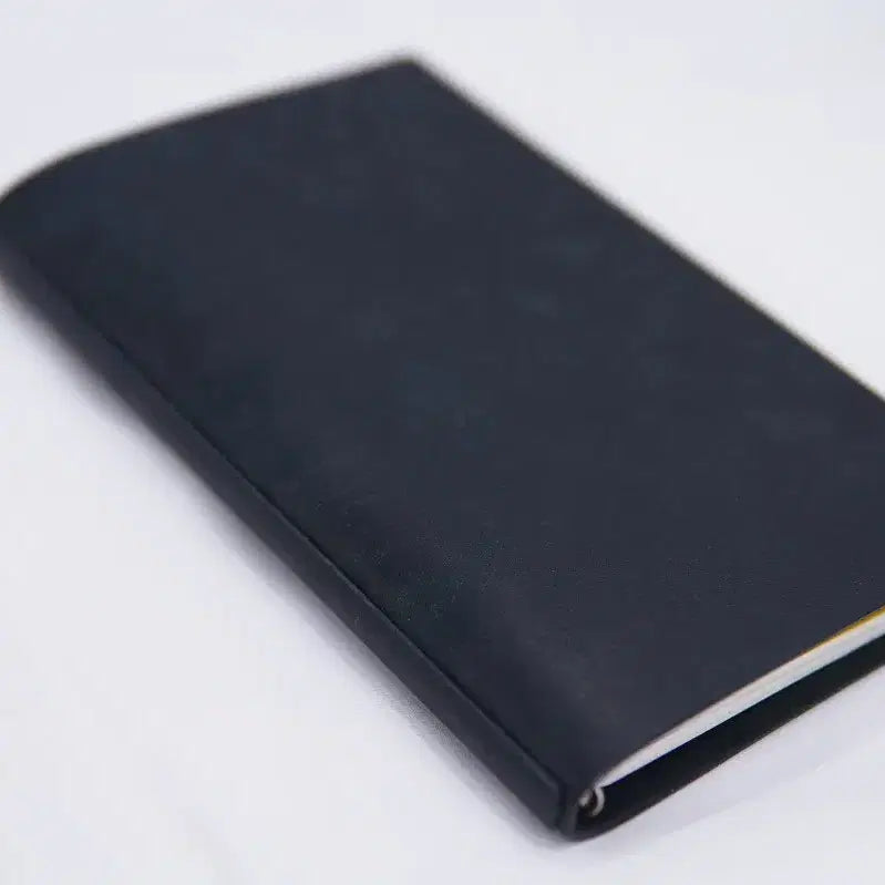 [BUNJANG] E.T.Z Pueblo A6 6-Ring Binder Leather Diary Black / 푸에블로 A6 6공 다이어리 블랙색상 (가죽바인더)