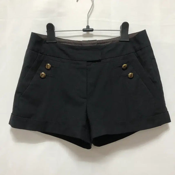 [BUNJANG] System Black Button Detail Shorts / 한섬 시스템 블랙 반바지(S~M)26~27인치