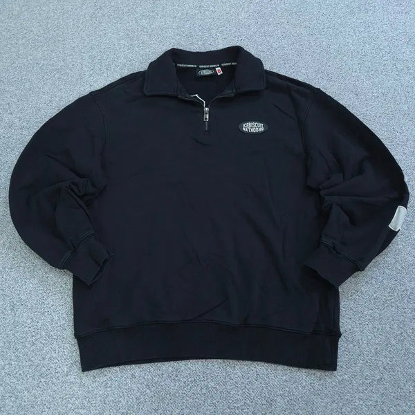 [BUNJANG] 165 Ice Biscuit Half Zip Sweatshirt / 165 아이스비스킷 반집업 맨투맨 | 0707B10