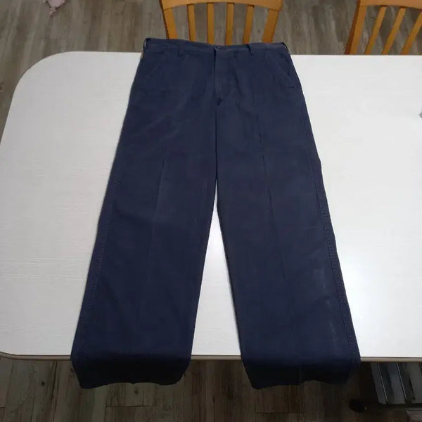 [BUNJANG] Giorgio Armani Spring/Summer Black Wide Chino Pants (Size 35) / 35 GIORGIO ARMANI 봄여름용 와이드 치노 블랙 35-263