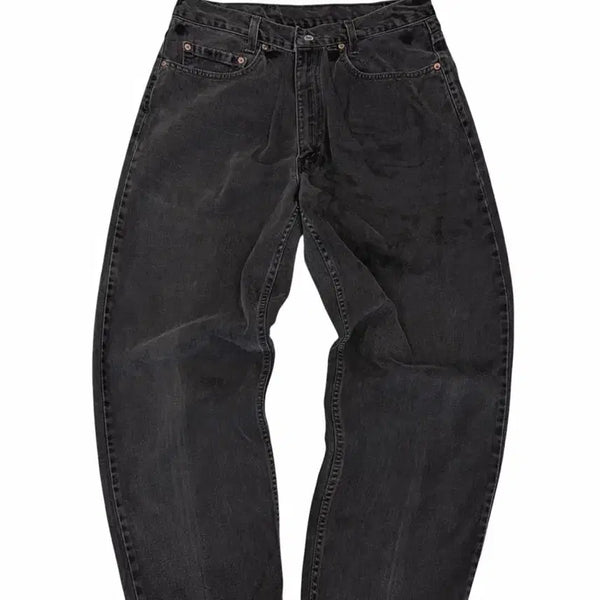[BUNJANG] Vintage Levi's 550 Black Denim Pants (Size 31-32) / 90년대 리바이스 550 흑청 데님팬츠 (31~32인치)