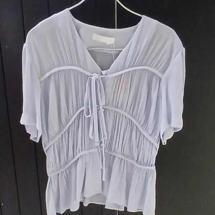 [BUNJANG] Chamiz Gauze Blouse / (새상품 )차미즈 블라우스