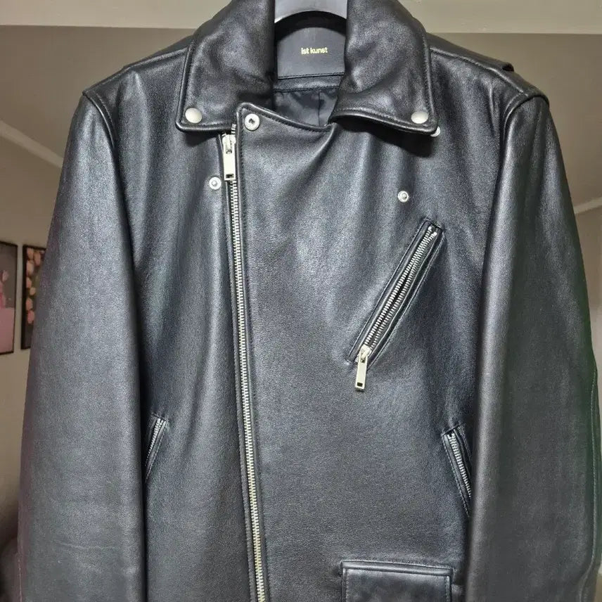 [BUNJANG] istkunst Genuine Lambskin Rider Leather Jacket / 이스트쿤스트(istkunst) 천연양가죽 라이더 가죽자켓
