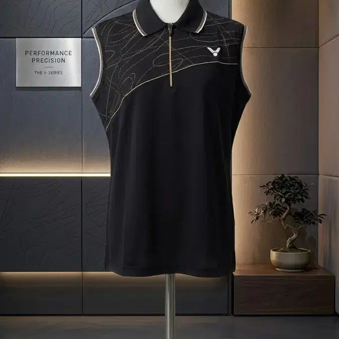 [BUNJANG] Victor Men's Golf Sleeveless Collar T-Shirt / (새상품.무료배송) 빅터정품 남성 골프 나시 카라티.배드민턴.등산.105