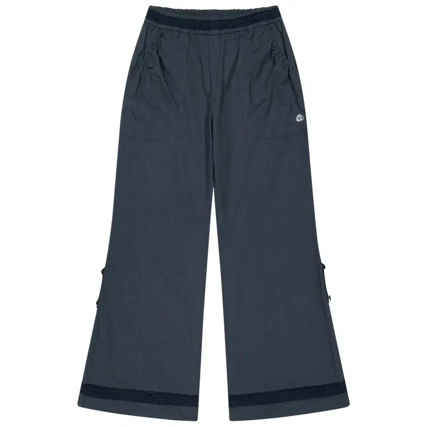 [BUNJANG] KOSEIO Lace Cotton Pants Navy / 코이세이오 레이스 코튼 팬츠 바지 네이비