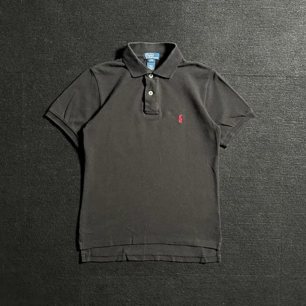 [BUNJANG] Polo Ralph Lauren Black Short Sleeve Polo Shirt / 폴로 랄프로렌 블랙 반팔 카라티