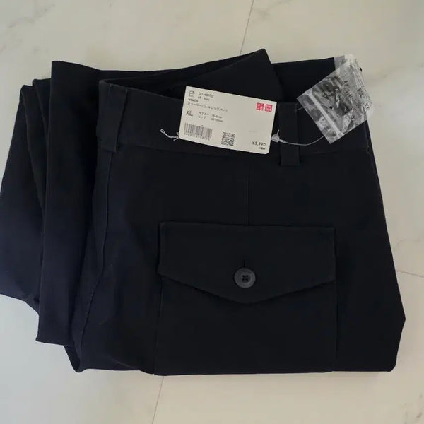[BUNJANG] Uniqlo Jersey Barrel XL New / 유니클로 저지배럴 네이비 xl 새상품