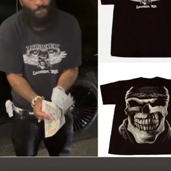 [BUNJANG] Young Lord Biker T-Shirt / 영로드 바이커 티셔츠