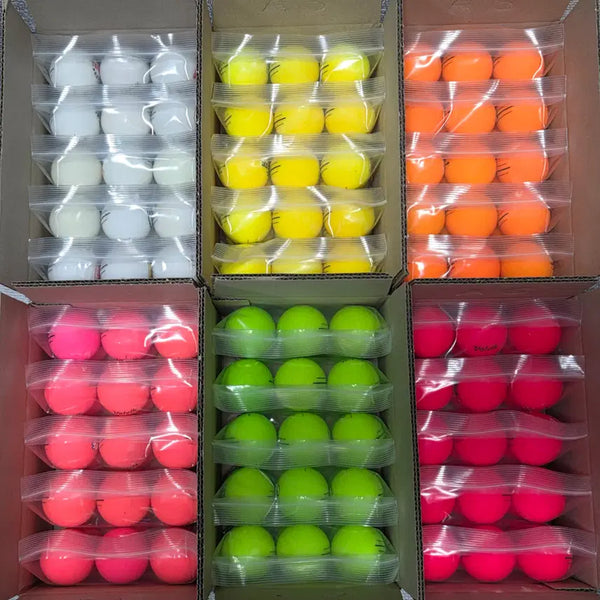 [BUNJANG] Volvik Vivid A-Grade 3-Piece Matte Color Lost Golf Balls - 30 Count / 볼빅 비비디 A급 3피스 무광 컬러 로스트볼 30구 중고골프공