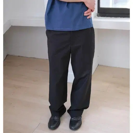[BUNJANG] Halfci Cotton Pants Black / 하프시코드 코튼 팬츠 블랙