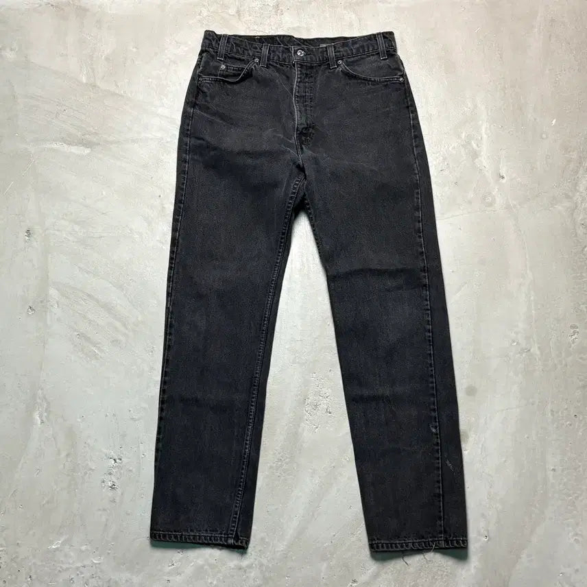 [BUNJANG] Levi's 505 Orange Tab Jeans (90s USA Made) / [36/32] USA 90s 리바이스 505 오렌지탭 흑청 블랙