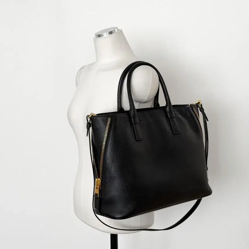 [BUNJANG] Tom Ford Jennifer Leather 2-Way Tote & Crossbody Bag / 톰포드 제니퍼 레더 2-Way 토트 앤 크로스백