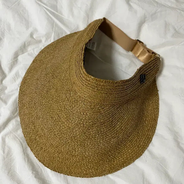 [BUNJANG] EVANCE Raffia Sun Visor Cap / 에반스 라피아 썬바이저 썬캡
