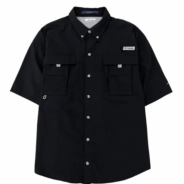 [BUNJANG] Columbia Omni-Shade Short Sleeve Shirt Black L / 컬럼비아 콜롬비아 옴니쉐이드 반팔 셔츠 블랙 (L)