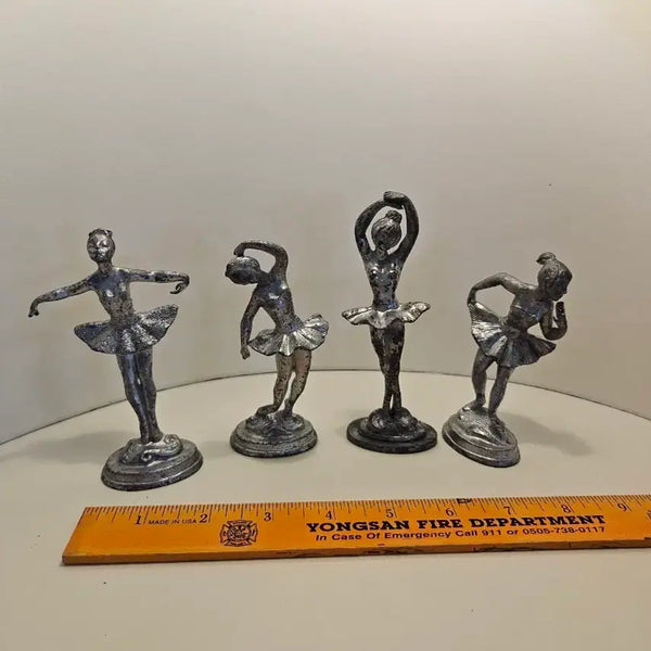[BUNJANG] Vintage Ballet Dancer Figurines (Set of 4) / 빈티지 발레 피규어