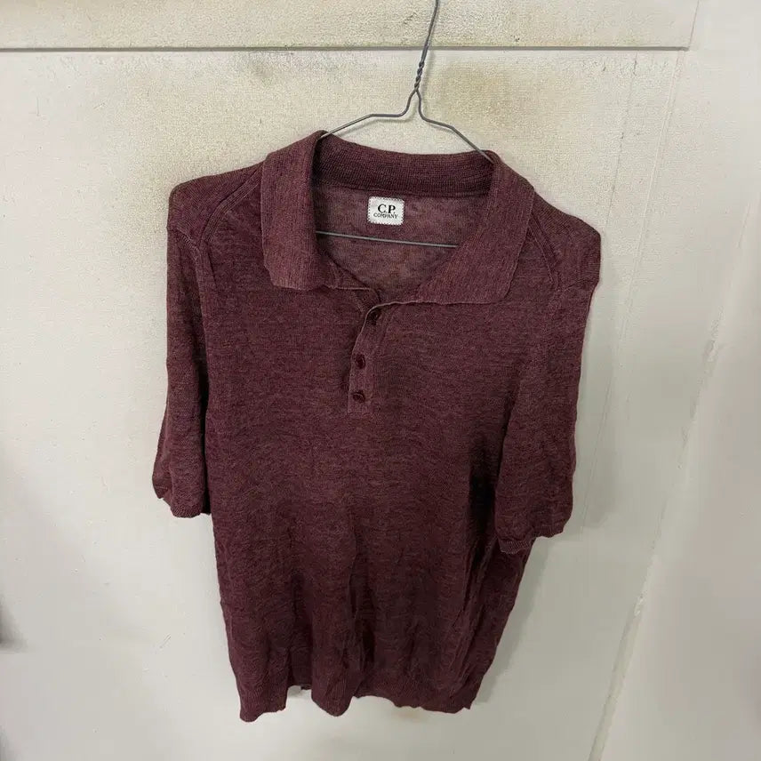 [BUNJANG] C.P. Company Linen Short Sleeve Knit / C.P. 컴퍼니 반팔 린넨니트