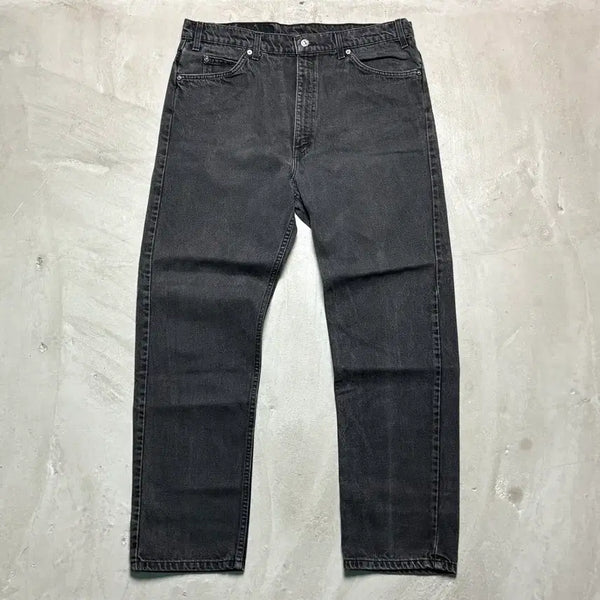 [BUNJANG] Levi's 505 Orange Tab Black Jeans (USA 90s) / [38/30] USA 90s 리바이스 505 오렌지탭 흑청 블랙