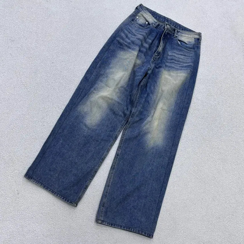 [BUNJANG] XL DNSR Men's Wide Fit Denim Pants 0701E2 / XL DNSR 남성 와이드핏 데님 팬츠 0701E2