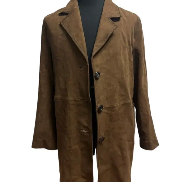 [BUNJANG] Massimo Dutti Goat Suede Leather Jacket - Size S / 마시모두띠 고트스킨 스웨이드 레더자켓 S size