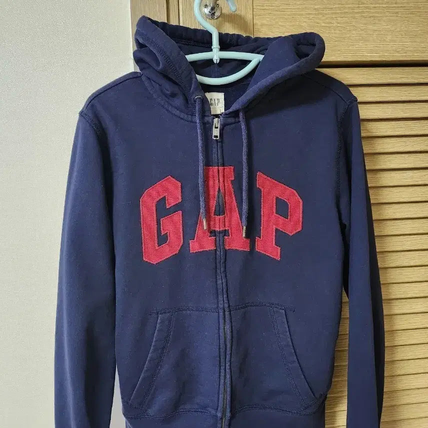 [BUNJANG] Gap Retro Navy Hoodie Zip-up / Gap 레트로 네이비 후드집업