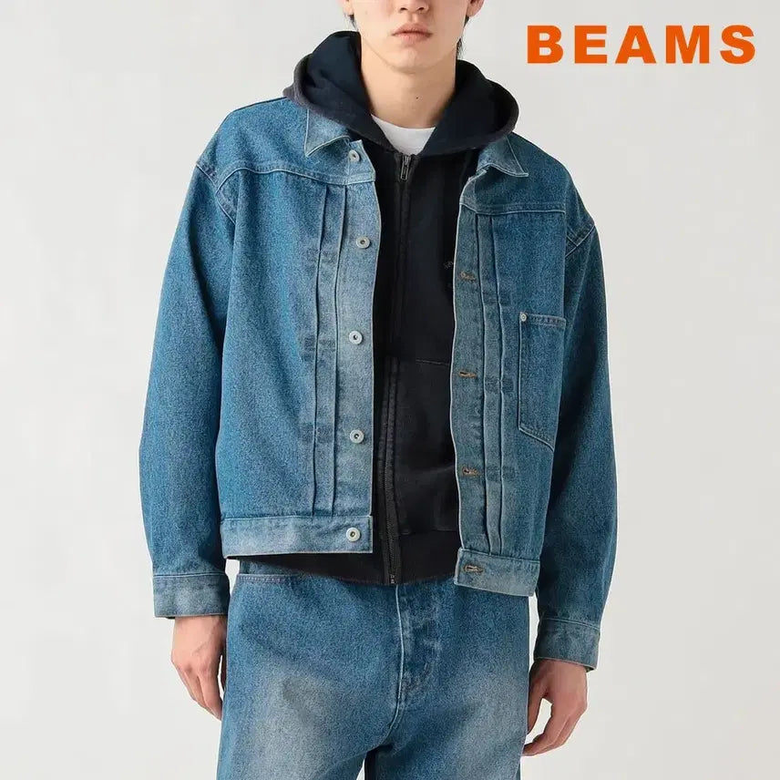 [BUNJANG] BEAMS HEART GMS Denim Jacket / 빔즈 하트 GMS 데님 자켓