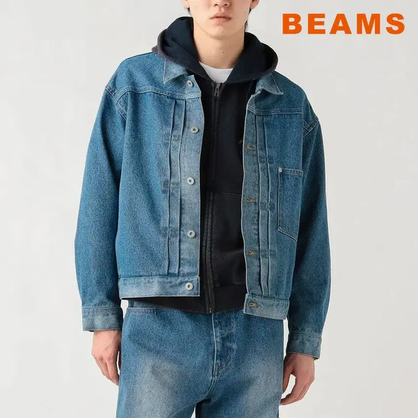 [BUNJANG] BEAMS HEART GMS Denim Jacket / 빔즈 하트 GMS 데님 자켓